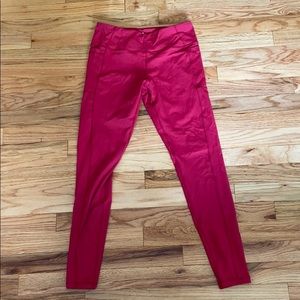 Red leggings